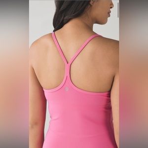 Lululemon Power Y Tank in Pink